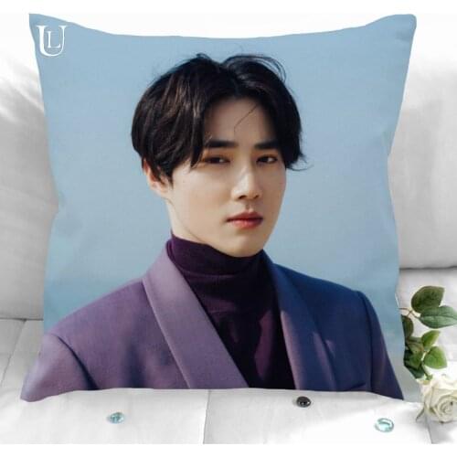 New Custom SUHO Pillowcases Printed Square Pillowcase Home Decorative Zipper Pillow Cover 35X35cm40X40cm(One Side)