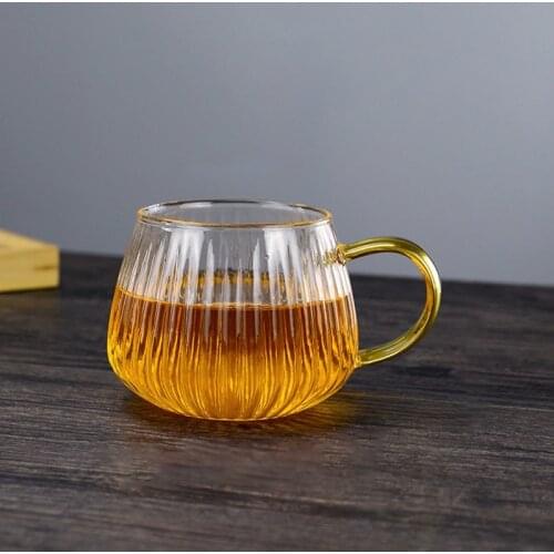 500ml Transparent Heat-resistant Glass Mug With Handle Wine Beer Glass Espresso Coffee Cup Tea Mugs Household Kitchen Drinkware