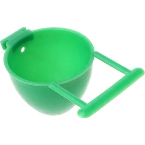 Bird Parrot Feeder Fruit Egg Container Holder Cage Hanging Pet Bird Supplies