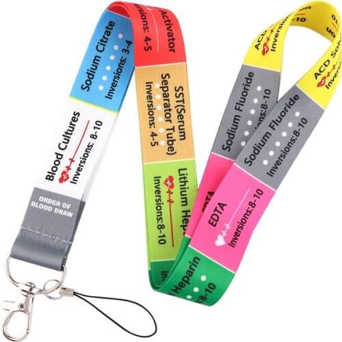 ER1038 Medical Theme Doctor Lanyards Phone Rope Key Lanyard Neck Straps Accessories Gift For Nursing Clinicals And RN Student