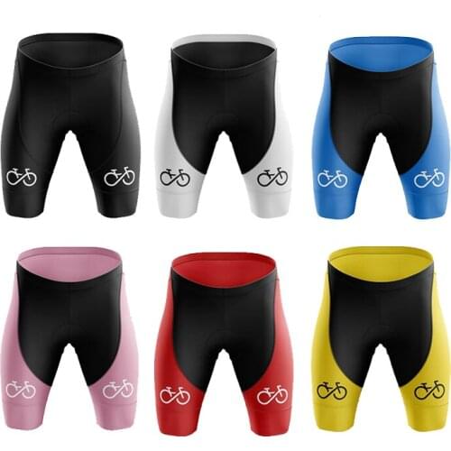 Pro Team Triathlon Woman Tight Cycling Shorts High Waist Ladys Bicycle Underwear Pant Breathable 9D Gel Pad Mountain Bike Shorts