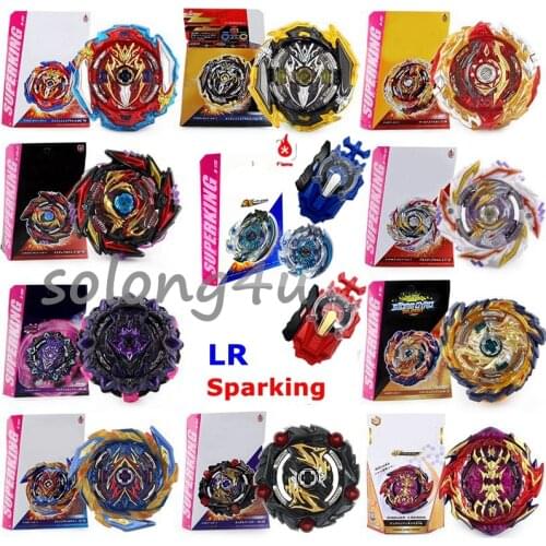 Solong4u Super King Series LR Sparking Launcher Spinning Tops Toys for Children