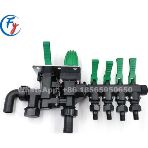 Water Big Rain Gun Sprinkler For Farm Irrigation, Water Tap Faucet Valve Splitter 4 Way Sprayer Connector Gardening Irrigation