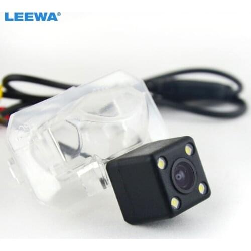LEEWA HD Car Rear View Camera With LED Light For Honda 2012 CRV/Fit 2008(Hatchback/Sedan)/Crosstour #CA4702