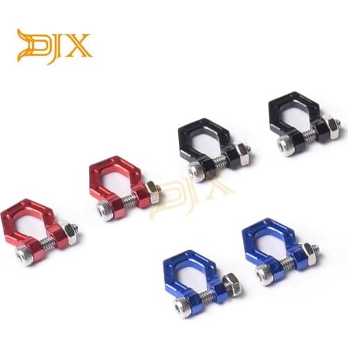 DJX 2PCS CNC Aluminum Tow Hook for Axial Wraith SCX10 90046 90047 D90 D110 TF2 Tamiya CC01 Traxxas TRX-4