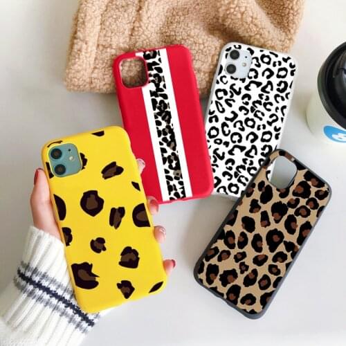 Luxury Leopard Print Case For Samsung Galaxy A51 A52 A72 A71 A70 A12 S20 FE A21s A20 A30 A50 S21 S20 S10 Plus Ultra Fundas