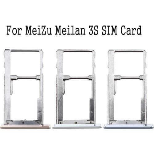 SIM Card Tray Holder Micro SD Card Slot Adapter for Meizu meilan 3S replacement phone small parts