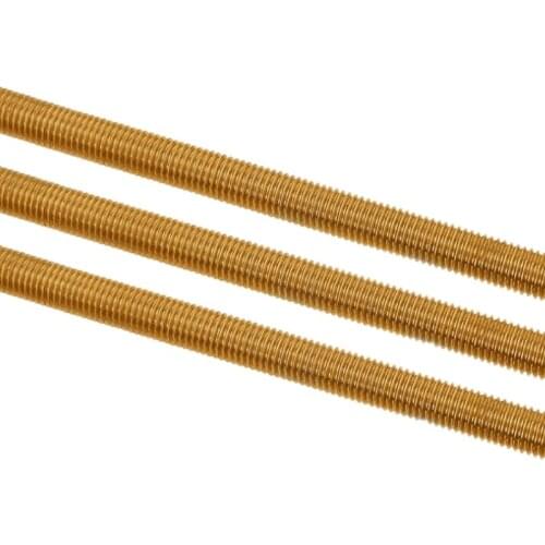 DIN975 M2M2.5M3M4M5M6M8M10M12M14M16M18 Copper Bolt Full Metric Thread Bar Studding Rod