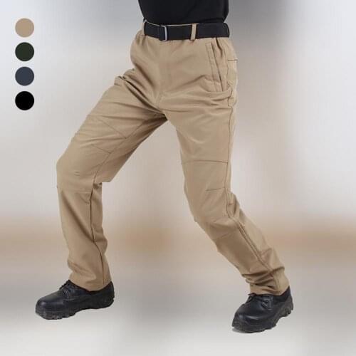 Men Casual Cargo Pants Classic Outdoor Hiking Trekking Army Tactical Sweatpants Camouflage Military Multi Pocket Trousers