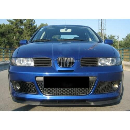 For Seat Leon Mk1 Front Bumper Lip Cupra St. 3 Pieces ABS Plastic Matte Black For Seat Leon All Models