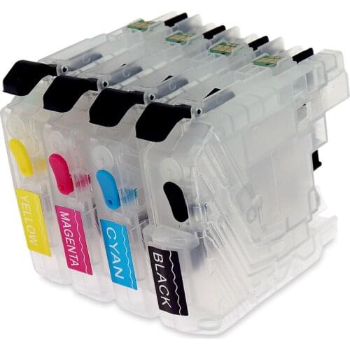 LC103 refillable Ink cartridge for Brother MFC-J4510DW/MFC-J4610DW/MFC-J4310DW/MFC-J4410DW/MFC-J4710DW printers auto reset chip