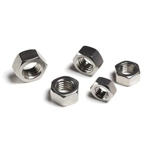M2 M2.5 M3 M3.5 M4 M5 M6 M8 M10 M12 M14 M16 M18 M20 304 stainless steel hex nut hexagon nuts bolt screw cap High Quality