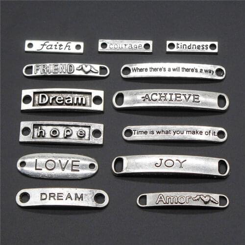 Fashion 10pcs Strip Connection Charms Pendant Diy Jewelry Findings Accessories
