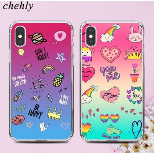 Fashion Phone Case for iPhone 6s 7 8 11 Plus Pro X XS Max XR Cartoon Giraffe Cases Soft Silicone TPU Back Covers Accessories