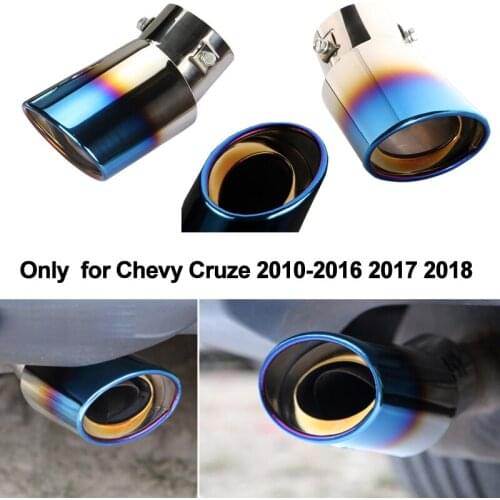 1 Piece Car Rear Exhaust Tail Pipe Muffler Throat Outlet Nozzle For Chevrolet Chevy 2010 2011 2012 2013 2014 2015 2016 2017 2018