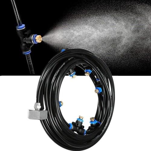 6M New Product Outdoor Misting Cooling System Kit for Greenhouse Garden Patio Waterring Irrigation Mister Line