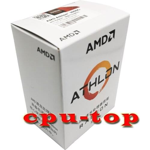 Amd athlon 3000g 3.5 ghz duplo-núcleo processador cpu quad-thread yd3000c6m2ofh soquete am4 novo e vem com o refrigerad