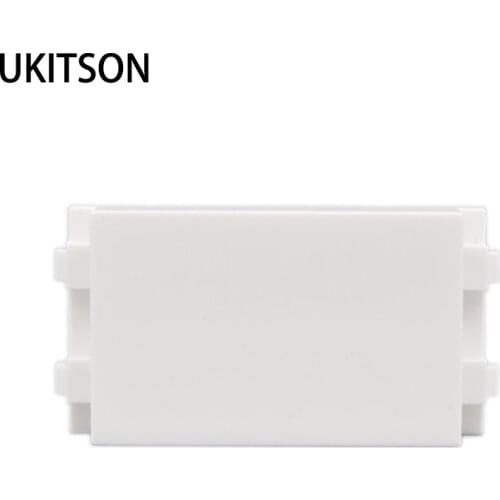 Blank Filling Module 23x36mm Slot Socket White Color For Wall Outlet Panel