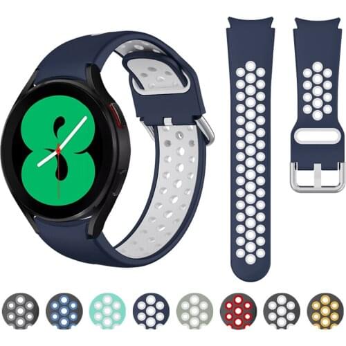 Watchband Strap For Samsung Galaxy Watch 4 44mm 40mm Silicone Sports Band For Samsung Galaxy Watch 4 Classic 42mm 46mm Correa
