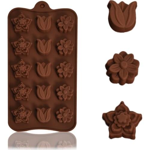 Silicone Cake Mold Chocolate Candy Cookie Cupcake Muffin Molds Pastry Bakeware Form Pudding Baking Tool Kitchen Supplies