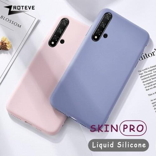 For Honor 20 Case ZROTEVE Soft Skin Touch Cover Liquid Silicone Cases For Huawei Honor20 Honor 20i 20 Pro Lite Phone Case New