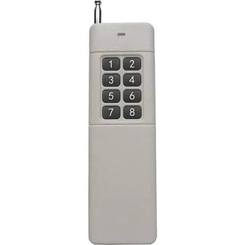 3000m Remote Control Transmitter RF Radio Remote 315/433 Long Range Distance High Power Transmitter TX 8CH Big Button 2262