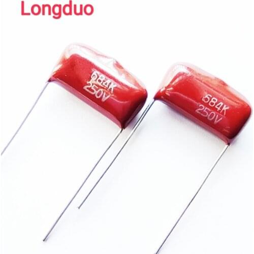 50pcs 684 680nf 0.68uf 250V Type CBB Metallized Polypropylene Film Capacitor