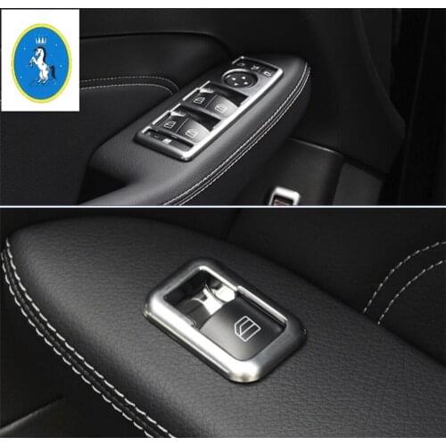 Accessories For Mercedes Benz A B Class 200 220 W117 C Class W204 E Class W212 Car Door Armrest Window Switch Control Cover Trim