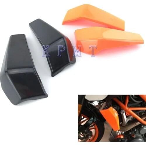 Black Plastic Motorcycle Radiator Side Cover Guard Protector Pelon For KTM DUKE 125 200 390 2013 2014 2015 2016 KTM200 KTM125