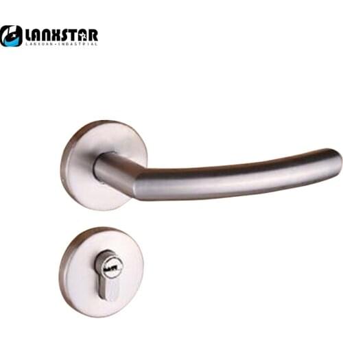 Design Mute Lock Split Style Engineering Locks Iron Door Knob Wood-Door Stainless Steel Handle-Lock
