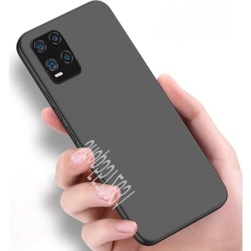 For ZTE Axon 11 5G Case Matte Slim Soft TPU Phone Cover Plain Black