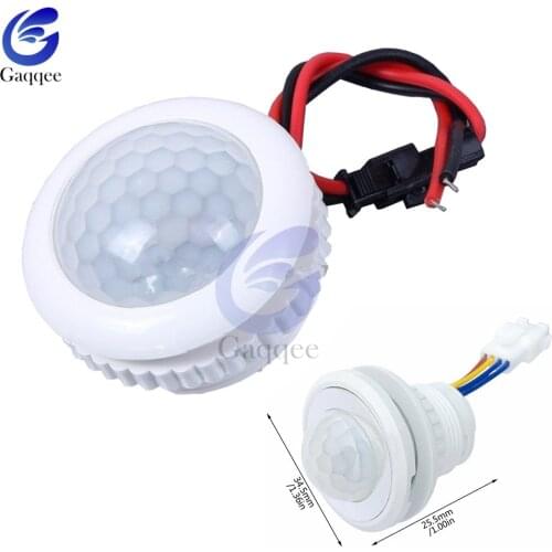 AC 220V Human Induction Switch LED Ceiling Light PIR Motion Sensor Switch Downlight IR Infrared Bulb 3-6M Sensing 20S Delay 50Hz