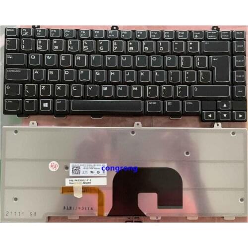 For DELL Alienware M14X R2 M14X R1 PK130ML1A00 NSK-AKV01 0VPP86 Laptop backlit Keyboard