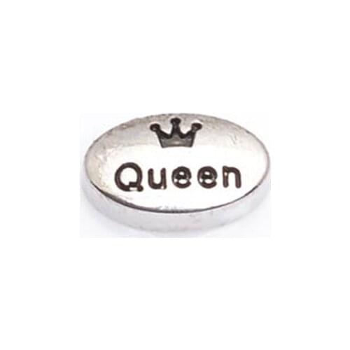 Queen, Floating charms,Fit floating charm lockets, FC0142
