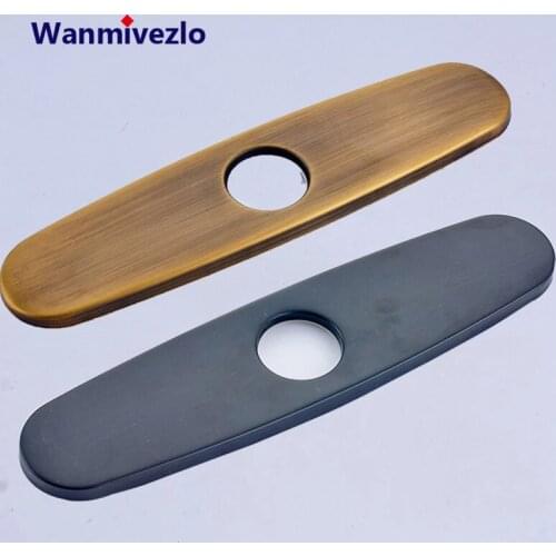 Gold/Blackened 10 Inch Round Cover Plate for 2-3 Hole Mixer Tap Bathroom and Kitchen Faucet Accessories