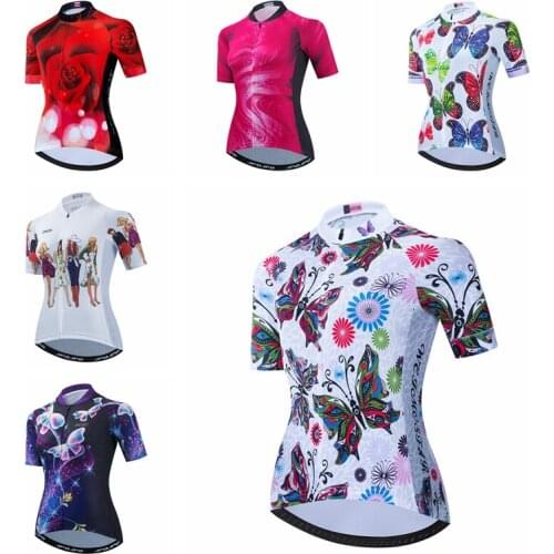 Summer Short Sleeve Cycling Jersey Women MTB Cycling Shirts Top Ropa Ciclismo Cylcing Clothing Maillot Ciclismo Bicycle clothes