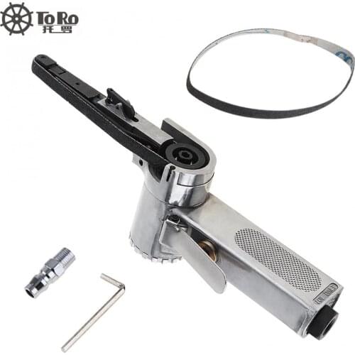 Linear 7100 10mm Pneumatic Tools Air Belt Sander Drawing Machine Polishing Grinding Die-casting Tools with Sanding Belts