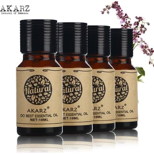 AKARZ Famous brand Grapefruit Cypress Neroli Musk essential oil For Aromatherapy Massage Spa Bath skin care 10ml*4
