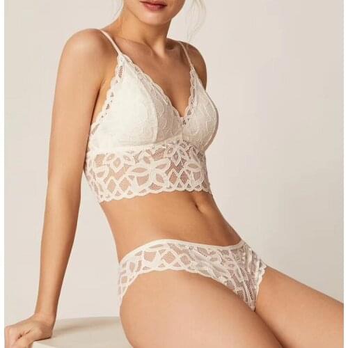 2020 New Women Fashion Cotton Lingerie Wireless Bras For Women Push Up Bra Set comfortable Sexy Underwear Free Shipping