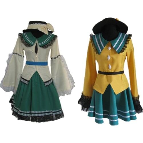 New Arrival AnimeTouHou Project Cosplay Costumes Subterranean Animism Komeiji Koishi Cosplay Costumes