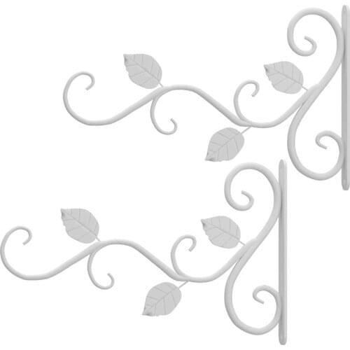 2 Pieces of Hanging Plant Stand 12-Inch Flower Pot Hooks for Hanging Flower Pots and Bird Feeders