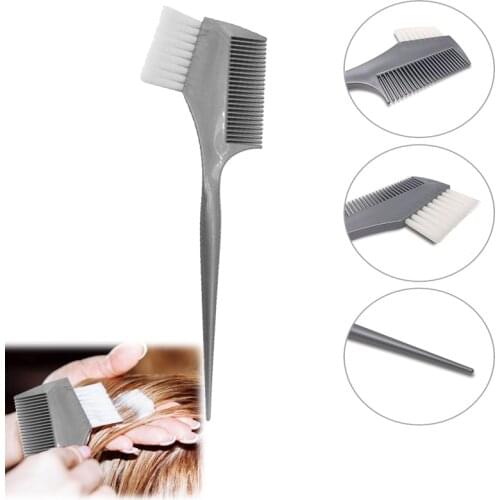 1pc Pro Double-sided Hair Dye Coloring Brush Comb Barber Salon Tint Hairdressing Hair Color Edge Control DIY Styling Tools