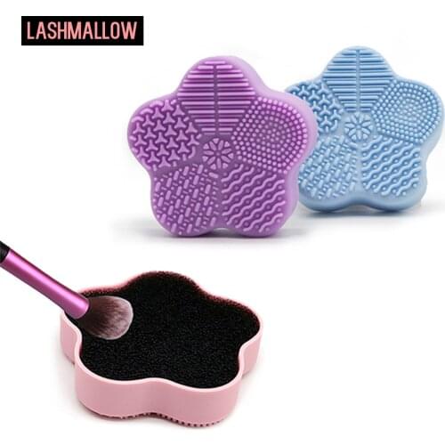 Makeup Brush Cleaner Silicone Make Up Washing Foundation Eyeshadow Brushes Scubbing Pad Beauty Kit Cleansing Tools