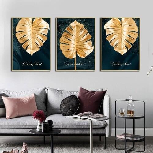 Tropical Decoration Plant Leaf Canvas Posters Abstract Wall Art Prints Painting Picture Nordic Style Wall Modern Home Decor