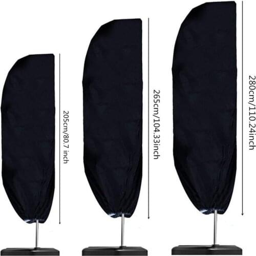 Waterproof Outdoor Sunshade Umbrella Cover Oxford Cloth Garden Patio Cantilever Parasol Rain Cover Furniture Protector