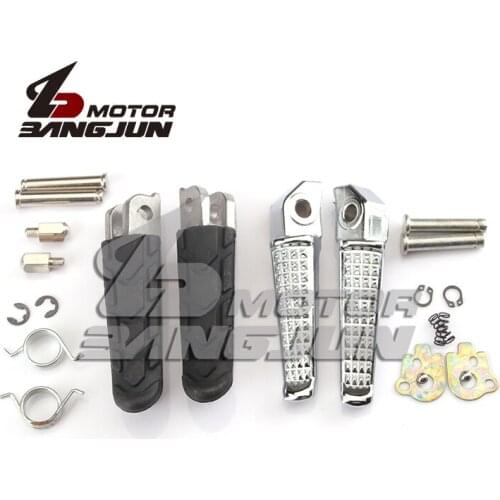 High quality motorcycle Front&Rear Footrests Foot pegs For Honda CB400 Superfour VTEC 1-4 CB250 CB900 Hornet 250 CB900 CB1300