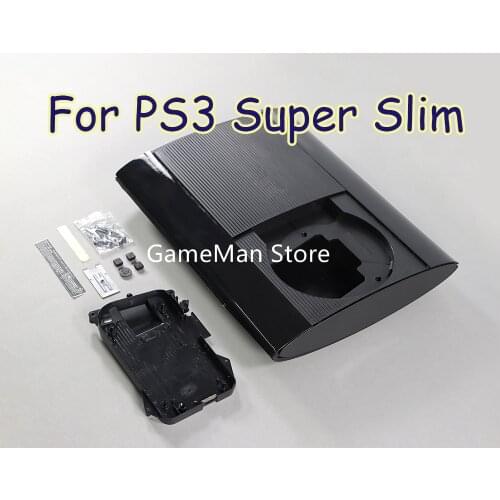 High quality Black Full Housing shell Case For Playstation 3 PS3 Super Slim 4000 4XXX Console OCGAME