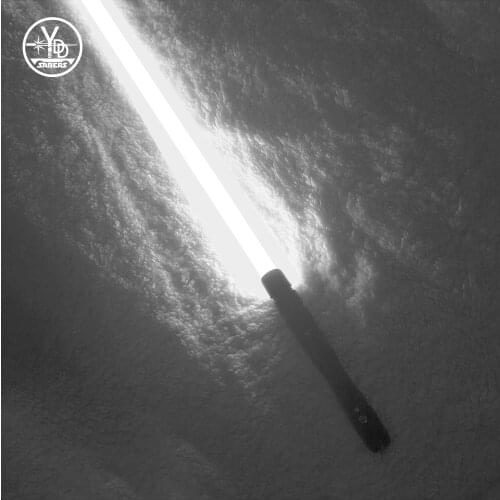 YDD Light Saber Sword Light Heavy Dueling Metal Hilt White Jedi Sith Cosplay Toy