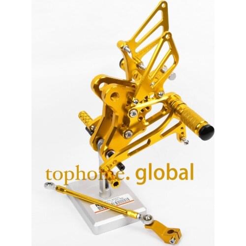 Motorcycle CNC Rearsets For HONDA CBF150 foot pegs Golden Colour Foot Pegs Rear Set