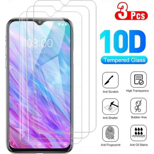 3Pcs Full Cover Protective Glass For ZTE Blade 20 Smart Phone Glas Screen Protector Film For Blade20 20Smart MT6771 6.49" 2019